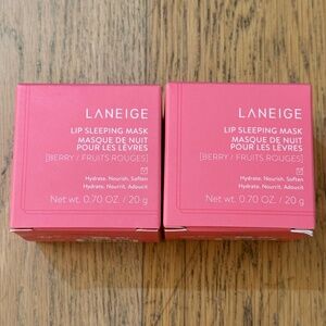 2x LANEIGE Lip Sleeping Mask Intense Hydration - BERRY - 0.7oz 20g - NEW